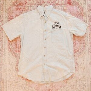 Route 66, Men’s Vintage Light Blue Short Sleeve Shirt